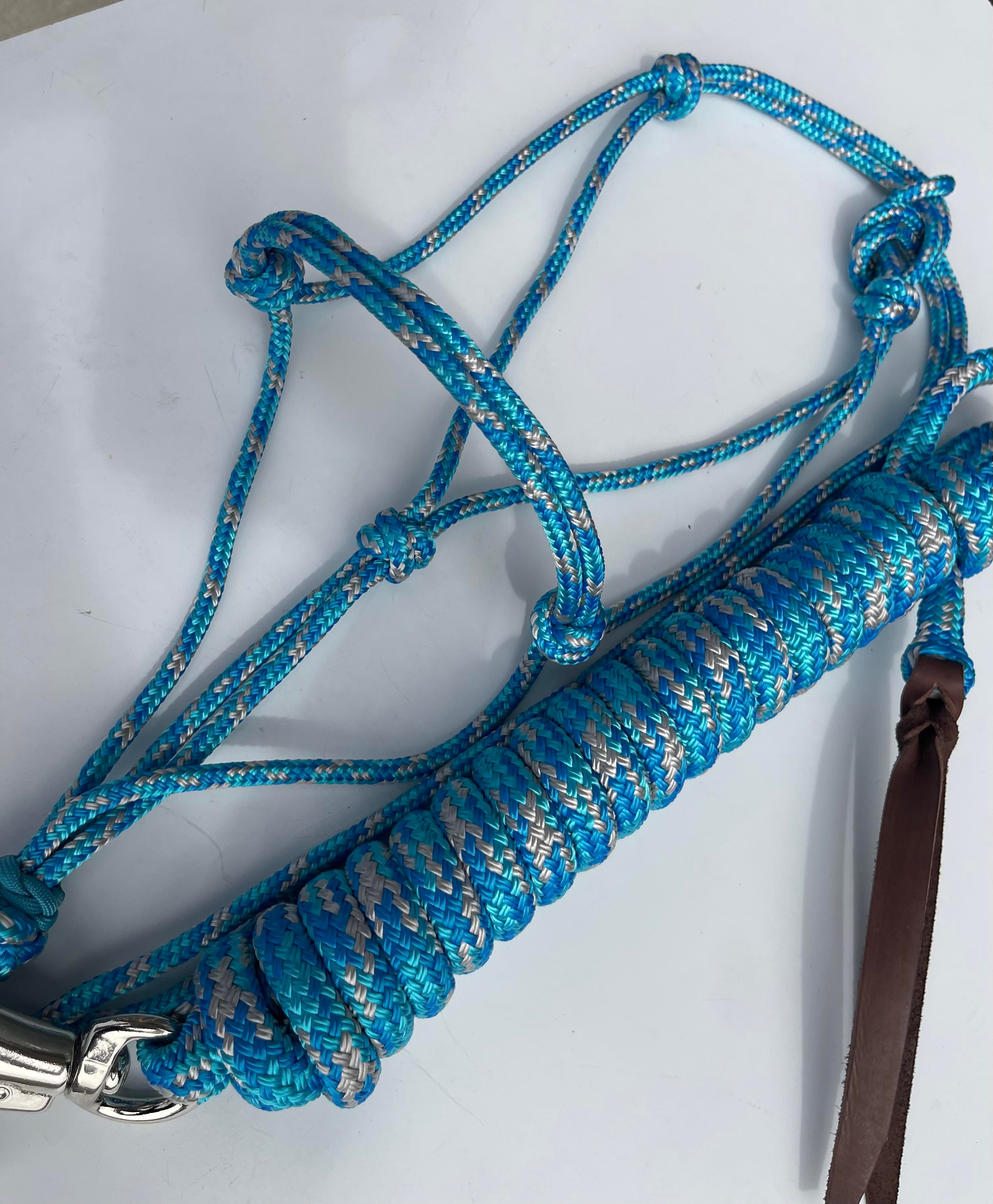 Pre made ocean FULL size with 12ft lead rope | Eldorado horsemanship ropes